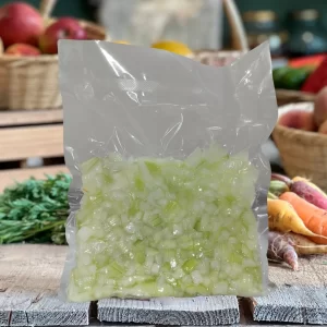 Cebolla blanca en cuadritos prelista